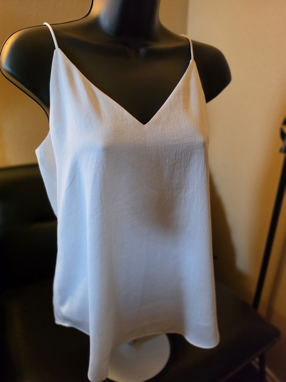 Express Women's White Solid Camisole Top Sz Xs